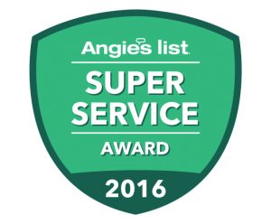 Happy Trees Angie's List Super Service Award 2016