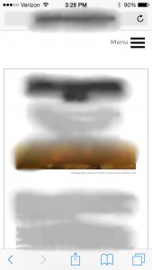 after adding -webkit-text-size-adjust property to our CSS, the figcaption renders the way we want it to (font-size) and now is aligned to the right